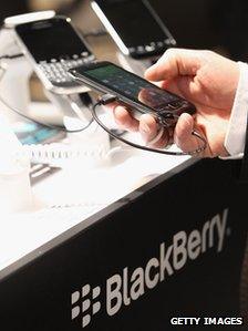 Blackberry display