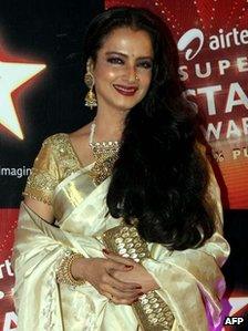 Indian actress Rekha