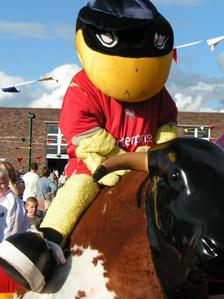 Deepdale Duck, the Preston North End mascot