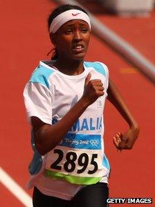 Samia Yusuf Omar at the 2008 Olympics