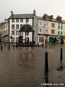 Flooding in Whitehaven