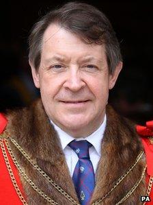 The New Lord Mayor of the City of London Roger Gifford