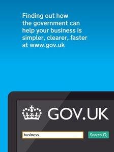 A page from the Gov.uk website