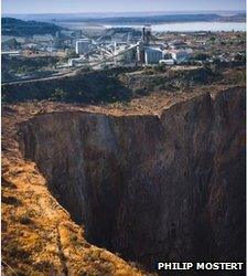 Cullinan mine in South Africa