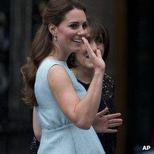 The Duchess of Cambridge at a charity at the National Portrait Gallery in London