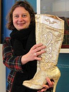 Dr Naomi Braithwaite with her boots