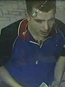 CCTV footage of Kieran McManus