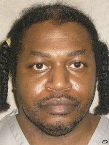 Death row inmate Charles Warner is seen in a picture from the Oklahoma Department of Corrections dated 29 June 2011.