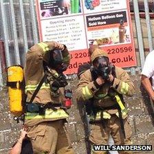 Firefighters in Margate
