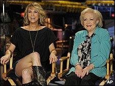 Betty White and Saturday Night Live's Kirsten Wiig