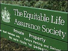 Equitable Life sign