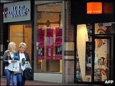 An Orange and T-Mobile shop in Liverpool