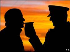 Police drink drive test