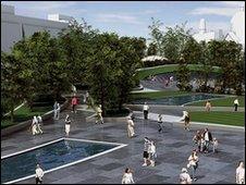 Image of Union Terrace Gardens plan