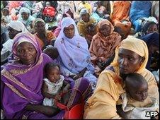 Darfur refugees in Khartoum, file image