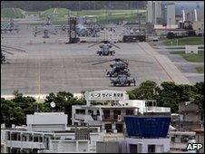 Futenma US Marines base, Okinawa, Japan