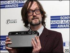 Jarvis Cocker with his award