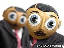 Frank Sidebottom with Little Frank (pic: Shirlaine Forrest)