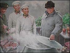 Kim Jong Il, the supreme commander of the KPA, deeply concerned over the soldiers' diet, by Ri Chol, 2000