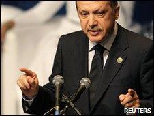 Turkish Prime Minister Tayyip Recep Erdogan in Rio de Janeiro, Brazil (28 May 2010)