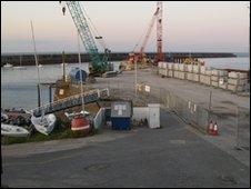 Extra cost in Alderney Quay refit - BBC News