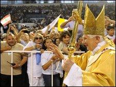 Pope at Mass in Cyprus. 6 June 2010