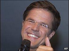 Liberal WD Party leader Mark Rutte