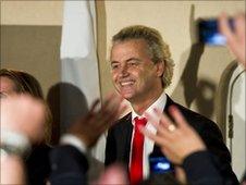 Dutch right-wing politician Geert Wilders