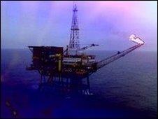 An oil rig