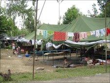 Refugee camp in Uzbekistan