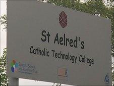 St Aelred's sign