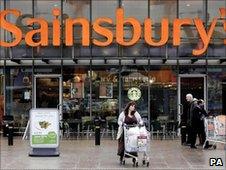 Sainsbury's store in south east London