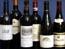 Generic image of wine bottles