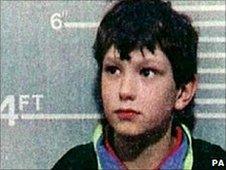 Police handout in 1993 of Jon Venables