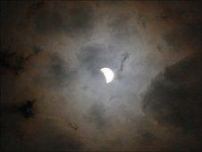 Eclipse, seen from Queensland, Australia - 26 June 2010