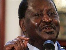 Raila Odinga (file photo, May 2010)
