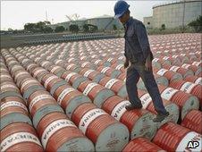 Oil barrels