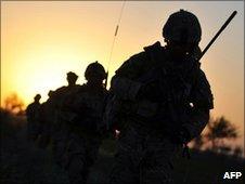 Soldiers in Helmand province