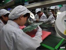 Shenzen factory workers