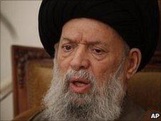 Grand Ayatollah Mohammed Hussein Fadlallah (file pic)