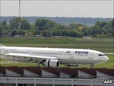 Iran Air passenger jet at Paris-Orly airport (file image)