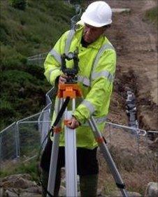 Surveyor at Tullos Hill (picture courtesy of Aberdeen City Council)