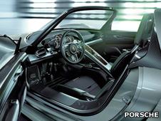 Inside of Porsche 918 Spyder