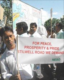 Demonstration in support of the reconstruction of the Stilwell Road
