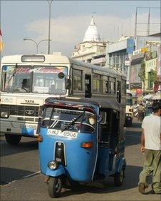 Street scene in Colombo