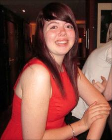 Zoe Belfield, from Penrhyn Bay, Conwy, pictured on her 18th birthday, the night before she died