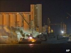 Nato airstrike on pro-Gaddafi ships