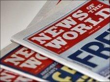 Copies of the News of the World
