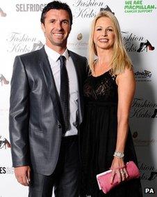 Gary Speed a'i wraig Louise