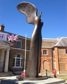 Nike statue at Royal Arsenal